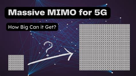 Massive Mimo For 5g How Big Can It Get Youtube