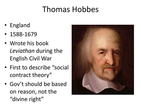 Thomas Hobbes Ideas On Government