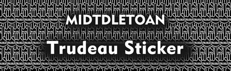 10 Pcs Fuck Trudeau Sticker 4 5 F Trudeau Vinyl Bumper Stickers Canada Political Funny