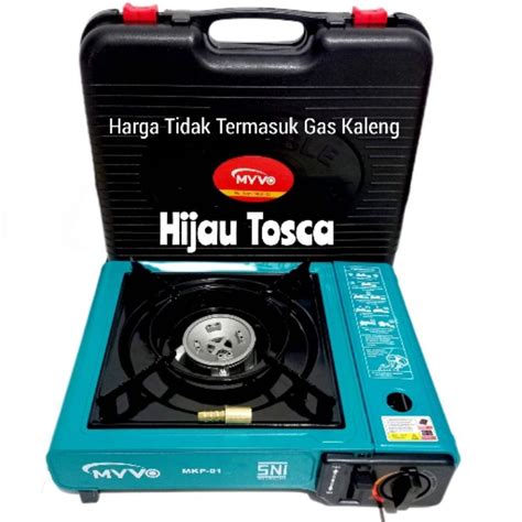 Kompor Gas Portable Myvo 1 Tungku Dua Fungsi 2 In 1 Bisa Gas LPG Gas