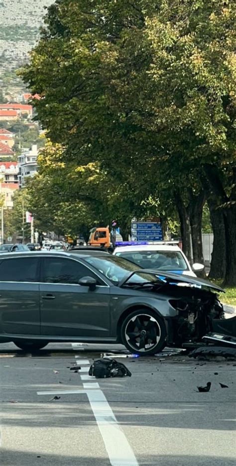 Saobraćajna nesreća kod autobuske stanice Herceg Televizija Trebinje