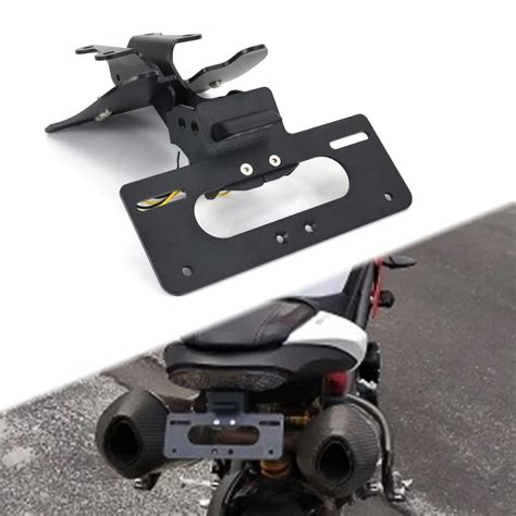 Soporte Para Matr Cula De Motocicleta Eliminador De Guardabarros