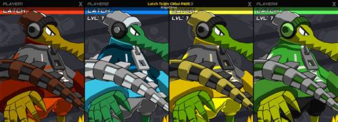 Latch Team Color Pack Lethal League Blaze Mods