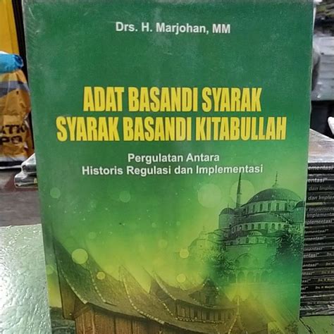 Jual Buku Adat Minangkabau Adat Basandi Syaraksyarak Basandi