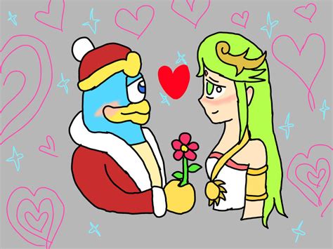 Vday King Dedede X Palutena By Queenbeeang On Deviantart