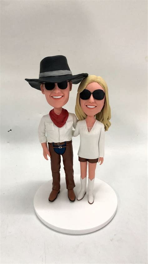 Personalized Wedding Cake Topper Cowboys Wedding Cake Topper