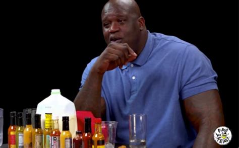 Shaquille O'Neal Went On 'Hot Ones', Burned The Sh*t Outta His Mouth ...