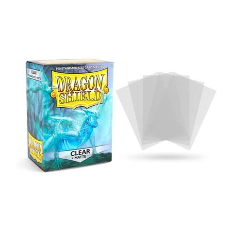 Dragon Shield Sleeves Standard Clear Gorila Tcg Tienda Oficial