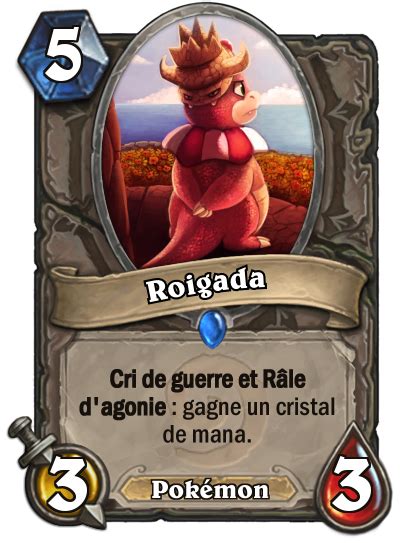 Roigada Hearthstone Pokemon Pokémon Jeu de cartes Cartes