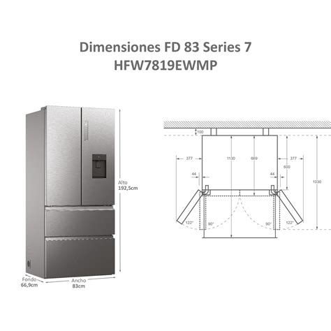 Frigor Fico Americano Haier Wifi Dispensador Fd Series