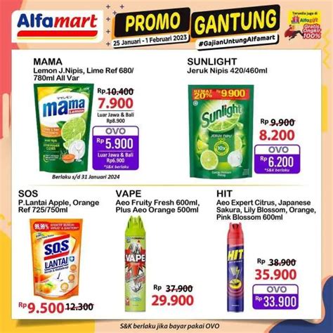 Katalog Promo Alfamart Gantung Terbaru Periode 25 Januari 1 Februari 2024