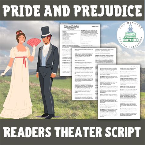 Readers Theater Script Pride And Prejudice Meeting Mr Darcy Made