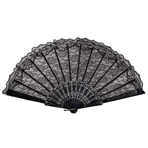 YUEHAO Fans Lace Fan Hand Party Style Held Flower Wedding Chinese Dance