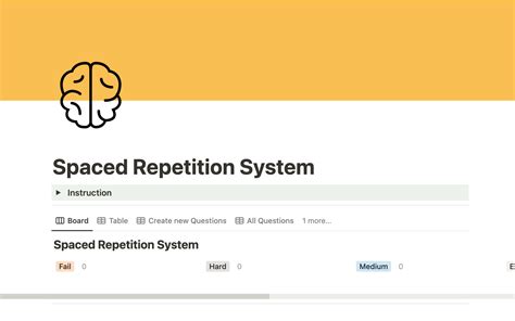Notion Template Gallery – Spaced repetition flashcards