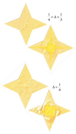 How to make a 2D four-pointed origami star: page 15