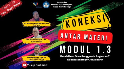 Koneksi Antar Materi Modul Visi Guru Penggerak Pendidikan Guru