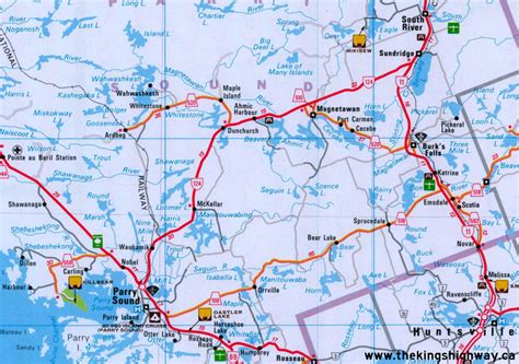 Ontario Highway 124 Route Map - The King's Highways of Ontario