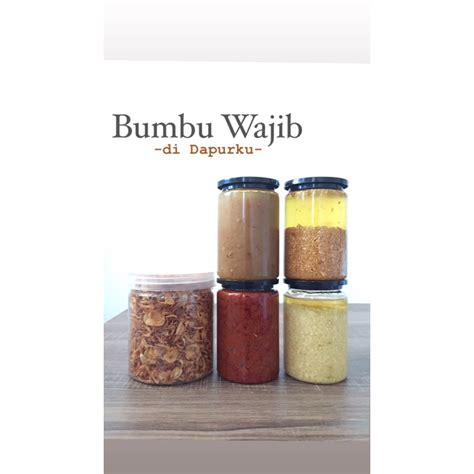 Jual BUMBU DASAR WAJIB DI DAPUR 250 GR | Shopee Indonesia