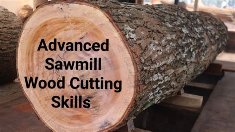 Genius At Work Is Advanced Sawmill Wood Cutting Skills Endless See How