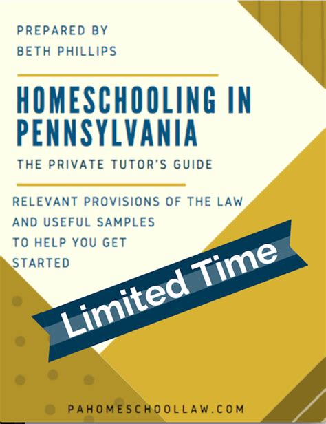 Private Tutor Guide For Pa Homeschool Parents Pa Homeschool Law