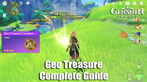 Genshin Impact Geo Treasure Compass Complete Guide Reputation Level 6 Showcase Youtube