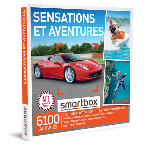 SMARTBOX Coffret Cadeau SENSATIONS ET AVENTURES 6100 activités