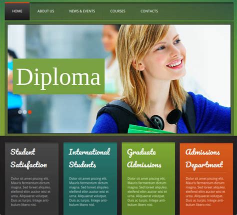 College Website Templates