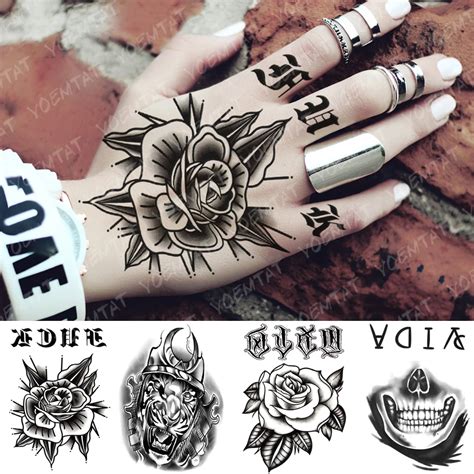 Waterdichte Tijdelijke Tattoo Sticker Totem Eye Bloemen Fake Tatto