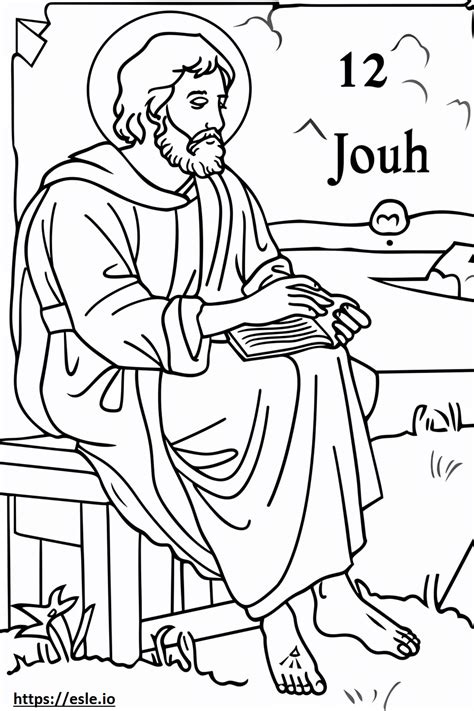 1 John 4 7 Coloring Page