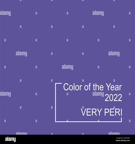 Very Peri Color Of The Year 2022 Trendy Concept Vector Illustration