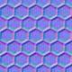 4096 Scifi Hex Tiles PBR Texture Liberated Pixel Cup