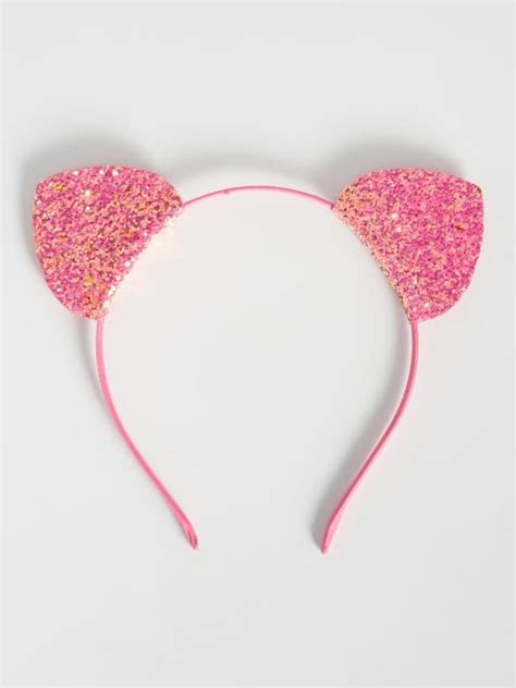 Headband With Glitter Ears Farbe Pink Sinsay Vx X