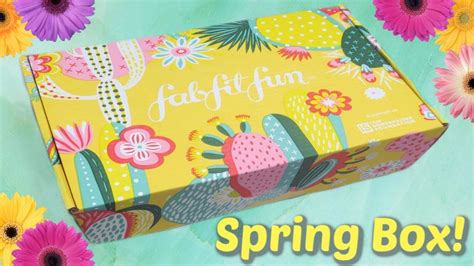 Fabfitfun Box Spring Unboxing Promo Codes Youtube