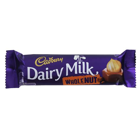 Cadbury Dairy Milk Whole Nut Chocolate 1 72oz 49g