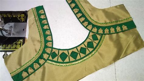 Easy Back Neck Blouse Designing Cutting And Stitching ArtsyCraftsyDad