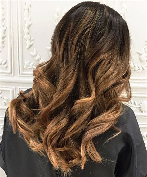 Dark Brown To Honey Toned Balayage Painted By Maryxjoy Ombre Hair