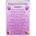 Happy St Birthday Daughter Poem Jumbo Fridge Magnet Ideal Birthday