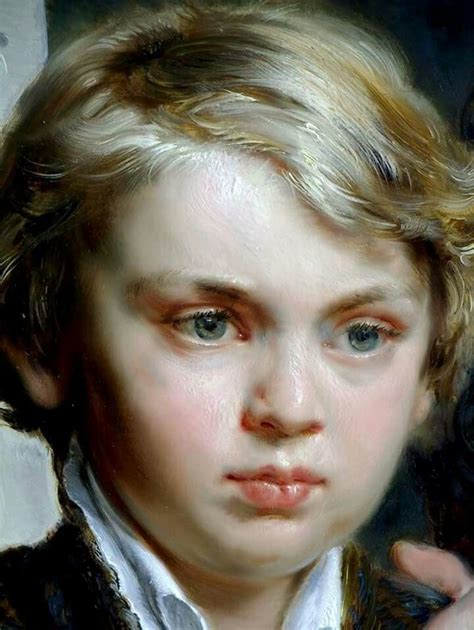 Painting Oil On Canvas By © Hans Laagland Belgian Painter Portrait Painting