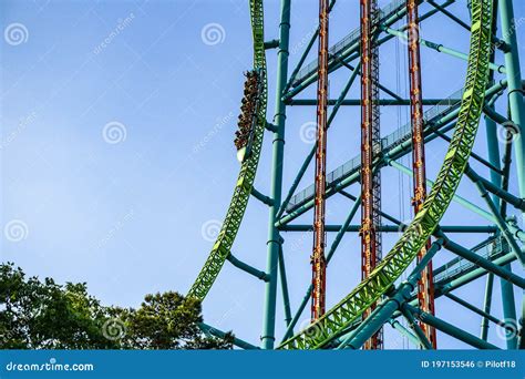 Jackson New Jersey Usa June Kingda Ka Is The Tallest And