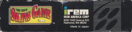 The Irem Skins Game Box Shot For Super Nintendo Gamefaqs