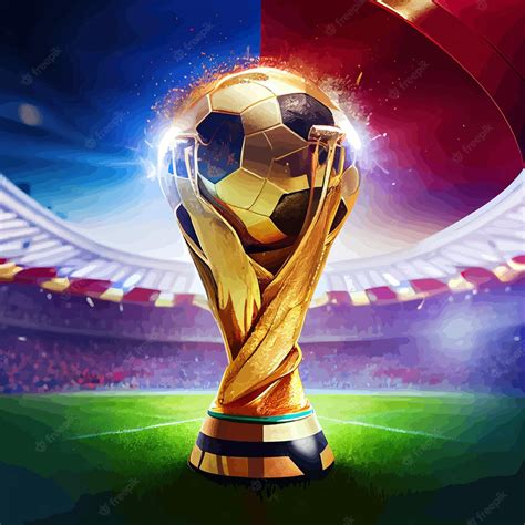 Premium Photo 2022 Soccer World Cup Trophy Illustration