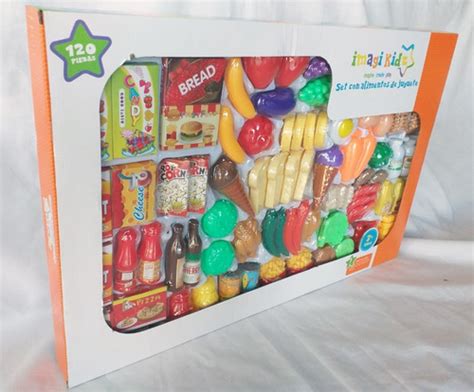 Set Alimentos Comida Juguete Cocina Pl Stico Educativo Pc Env O Gratis