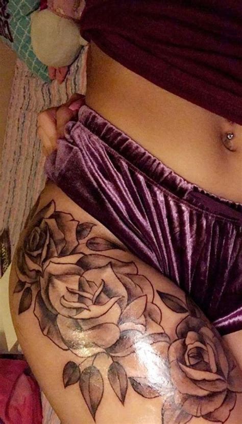 Follow Peachessbaby For Daily Pins Leg Tattoos Women Hip Thigh