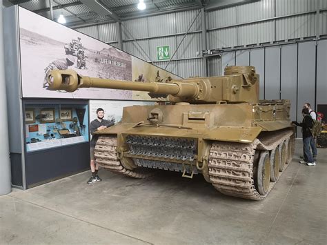 Me and the Tiger 131 at the Bovington tank museum : r/TankPorn