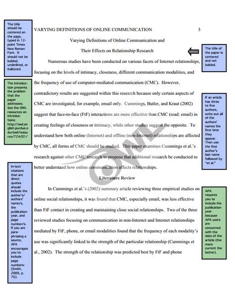 Apa Sample Paper Purdue Owl Kinesiology Libguides At Mississippi College Leland Speed Library