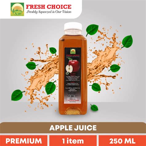 Jual Fresh Choice Juice Jus Apel 250 Ml Jus Buah Jus Apel Apple