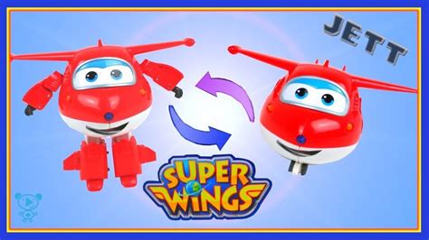 Super Wings Toys Video for children - Super Wings Jett toy review - jet ...