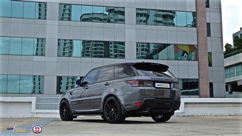 Sporty And Stealthier Range Rover Sport Stealth Pack On A Set Of Hre