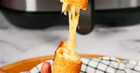 Easy Air Fryer Grilled Cheese Roll Ups Video Recipe Grill Cheese