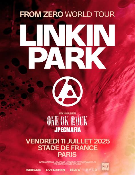 LINKIN PARK From Zero World Tour 2025 ONE OK ROCK Official Website